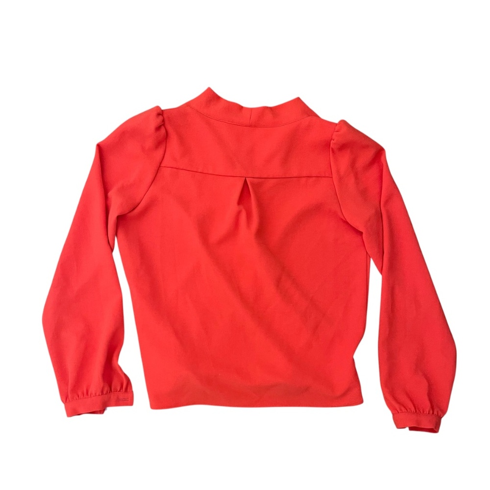 Sézane Abélia Blouse Orange Red Size 34 US 2 - Picture 3 of 10